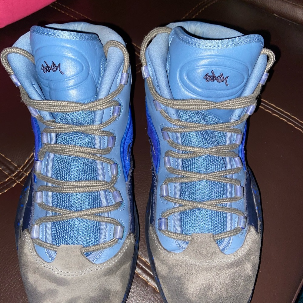 2014 Reebok Question Mid Blue - Picture 3 of 8